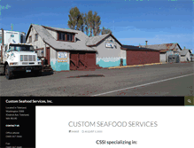 Tablet Screenshot of customseafoodservices.com